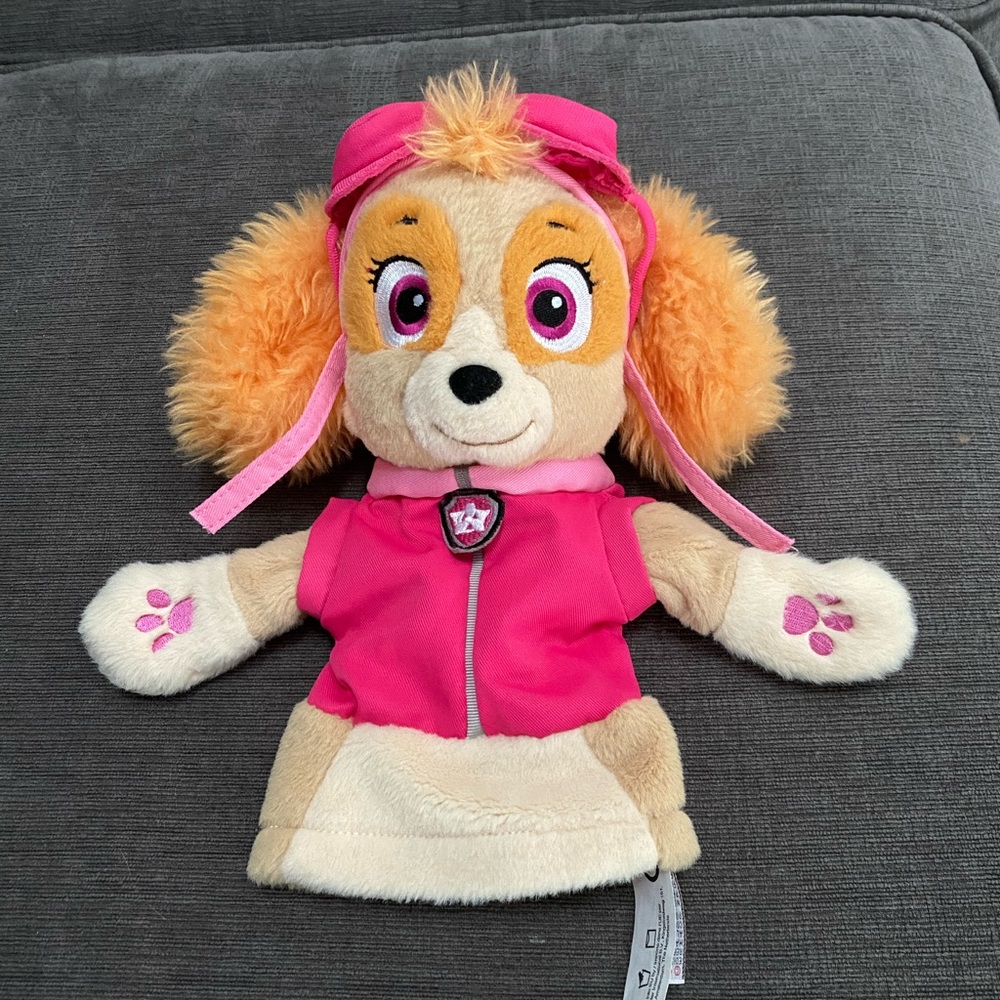 Paw Patrol Skye hand puppet plush